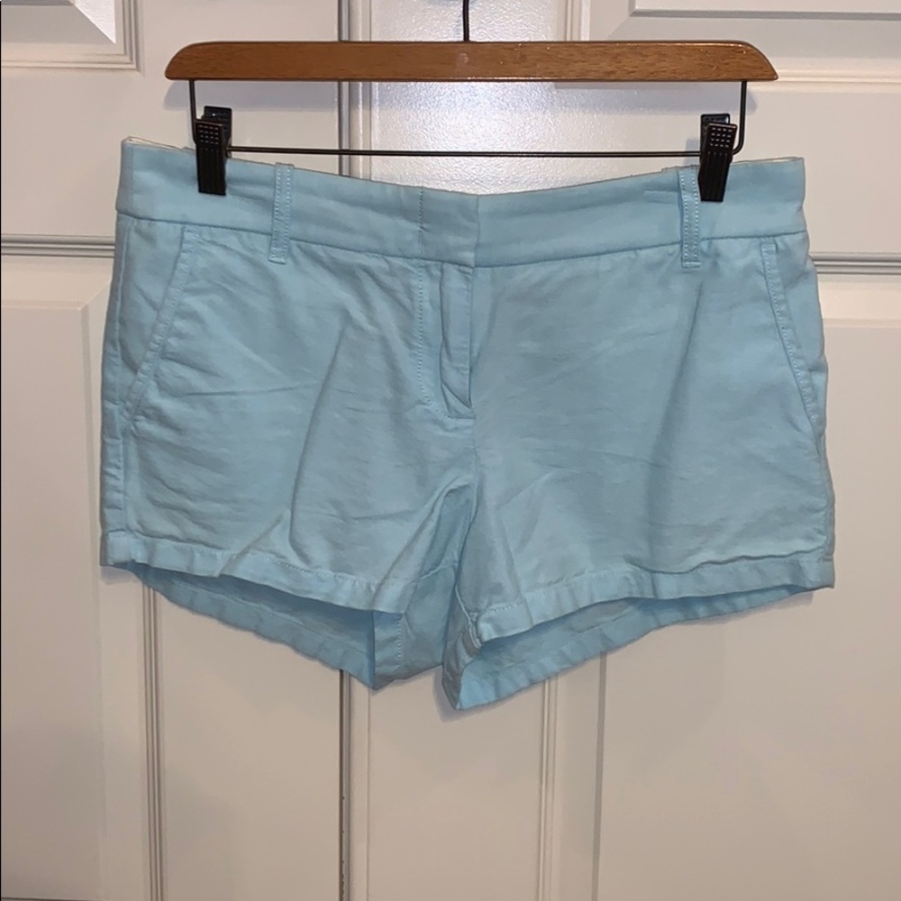 J. Crew Sky Blue Chino 3” inseam shorts